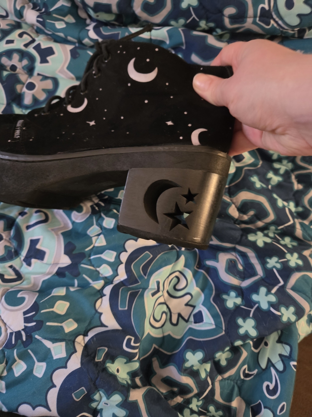 Rogue And Wolf Moondust Platforms - Size 9 - Need Repair - Picture 7 of 8